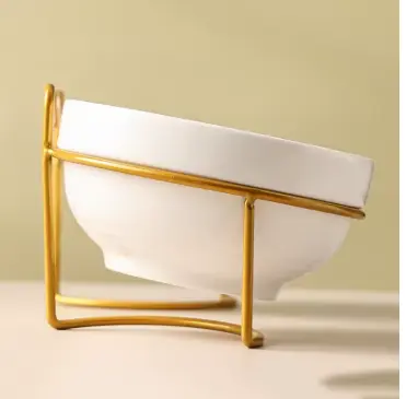 Miaou Chic - Double Gamelle en Céramique Le Comptoir du Félin