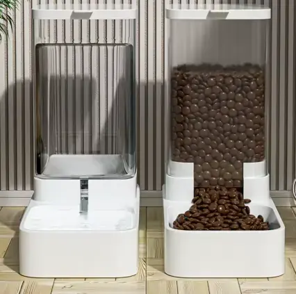 Félin Gourmand - Distributeur croquette et fontaine à eau Le Comptoir du Félin