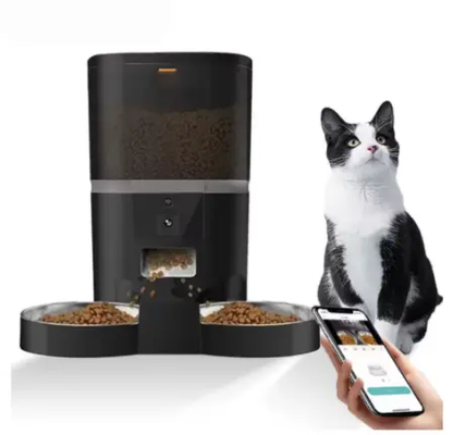 FélinaTech –Distributeur Connecté double bol Le Comptoir du Félin