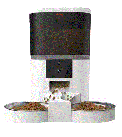 FélinaTech – Distributeur croquette pour chat connecté double bol