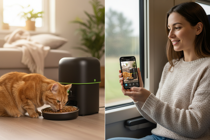 FélinaVision – Distributeur croquette pour chat connecté avec caméra intégré