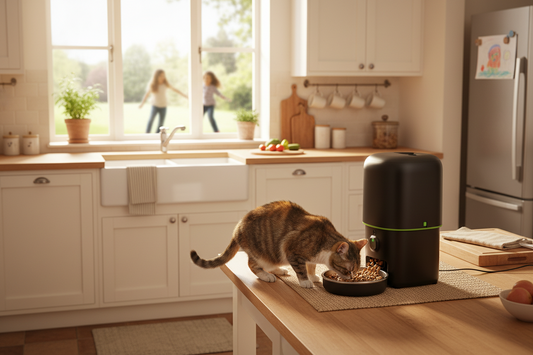 FélinaVision – Distributeur croquette pour chat connecté avec caméra intégré