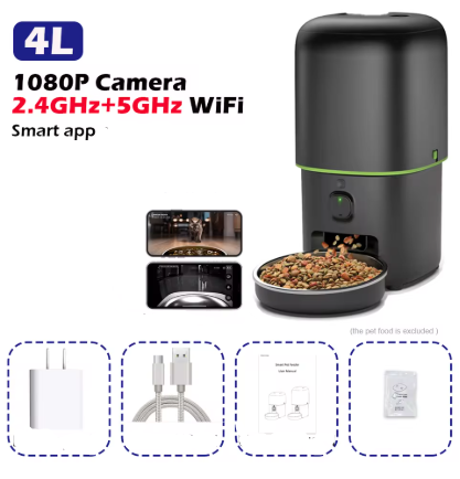 FélinaVision – Distributeur croquette pour chat connecté avec caméra intégré