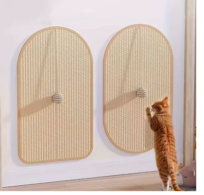 Sisaléa – Tapis à gratter design en sisal naturel pour chat Le Comptoir du Félin