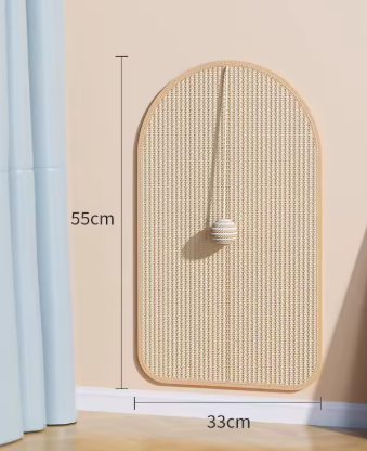 Sisaléa – Tapis à gratter design en sisal naturel pour chat Le Comptoir du Félin