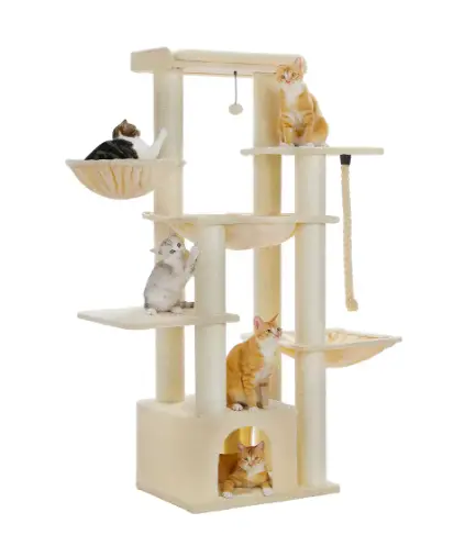 Olympe Félin – Arbre à chat intérieur Multi-Niveaux