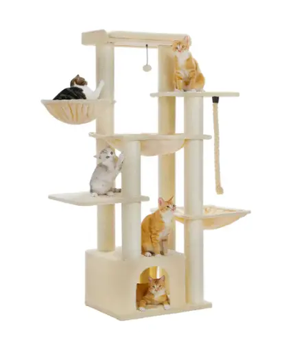 Olympe Félin – Arbre à chat intérieur Multi-Niveaux